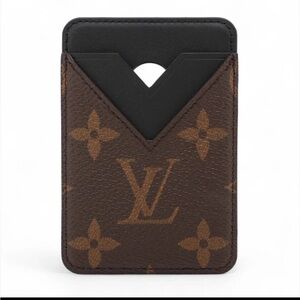 Authenticity Guaranteed Louis Vuitton Black Card Holder